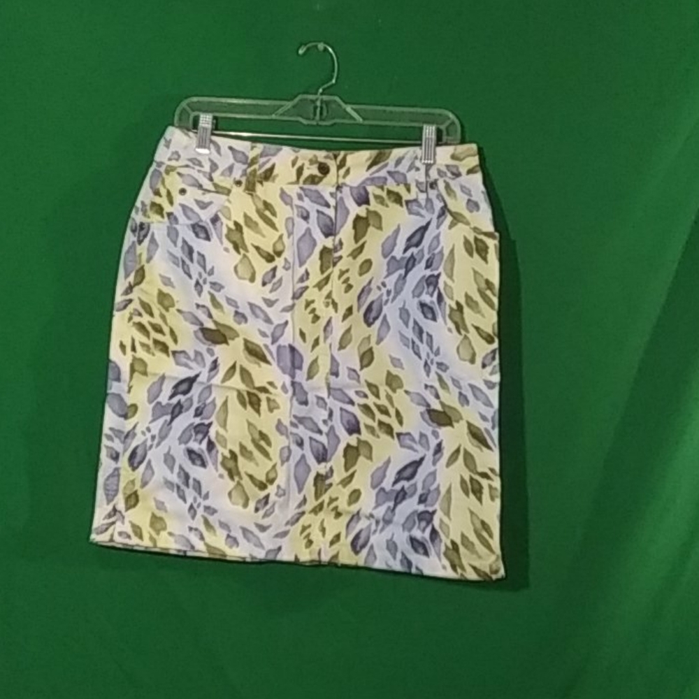 Talbots petites leopard print pencil skirt. Sz 12p